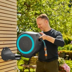 Gardena Wandslangenbox RollUp S 15 M 9 Gardena Wandslangenbox RollUp S 15 M -Aanbiedingen Hof Lente Winkel 4078500052085 5