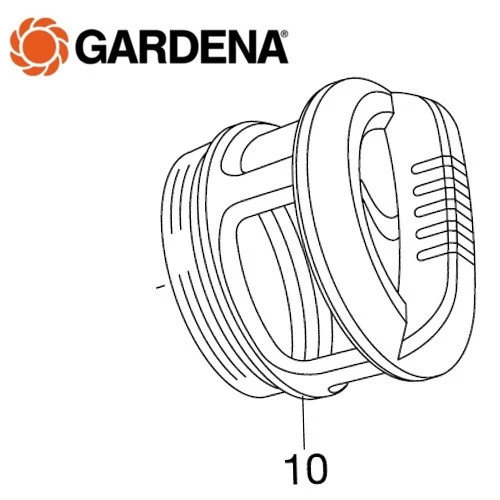 Gardena Shampoo Dop Voor Watersteel 90 En 150cm 1 Gardena Shampoo Dop Voor Watersteel 90 En 150cm